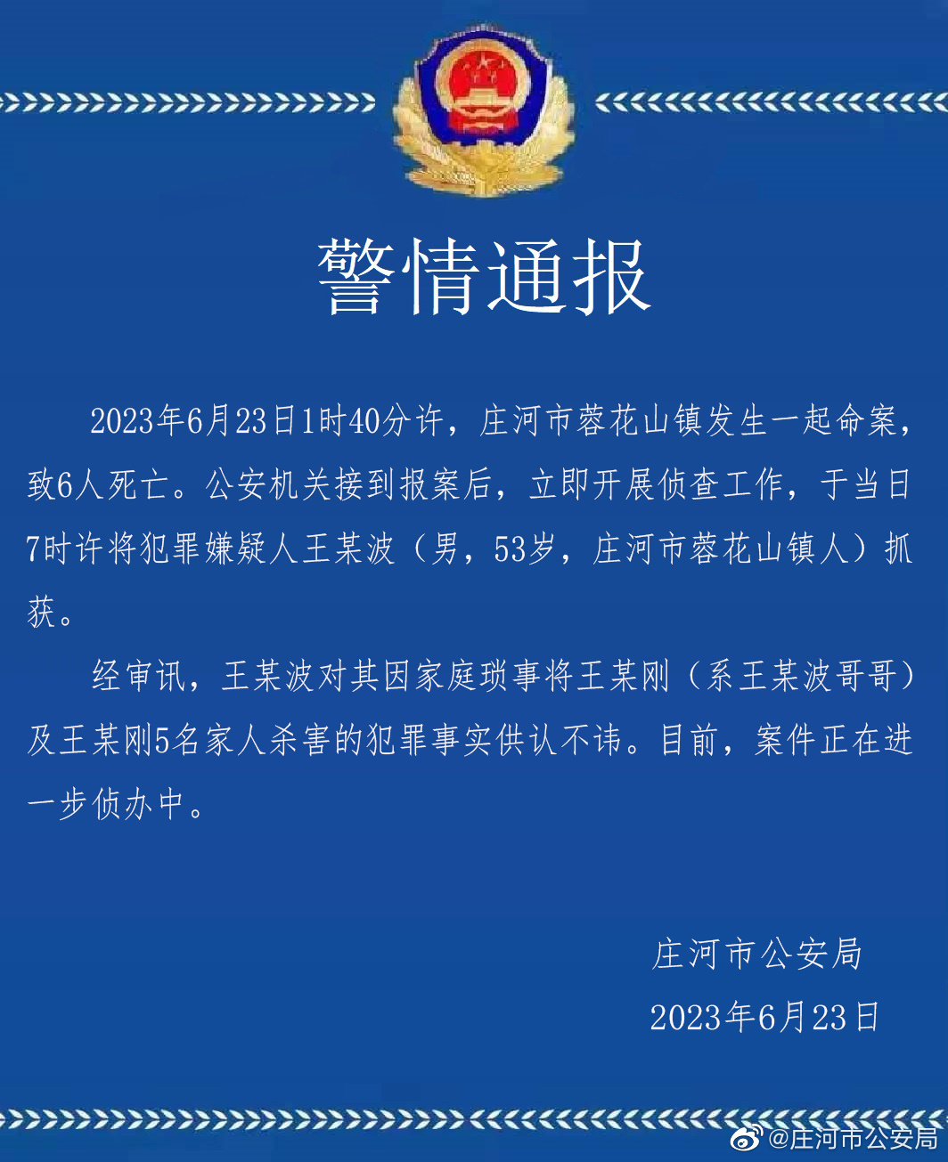 庄河最新杀人事件引发社会震惊！
